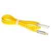 USB кабель micro USB 1.0м AWEI CL-96 плоский (желтый)
