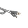 USB кабель micro USB 1.0м AWEI CL-982 текстильный (графит)