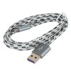 USB кабель для USB Type-C 1.0м AWEI CL-51 текстиль (серебро)