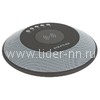 Колонка AWEI (Y290) Bluetooth/MicroSD/FM/часы/беспроводное ЗУ (серая)