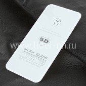 Защитное стекло  на экран для iPhoneXS MAX/11 Pro MAX  5-10D (без упаковки) белое