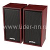 Мультимедийные стерео колонки Perfeo CABINET USB (махагон)
