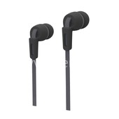 Наушники SmartBuy Mob; плоский кабель; сменные насадки (черный/серый)