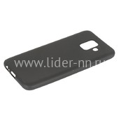 Задняя панель для Samsung Galaxy A6 2018 SM-A600F Силикон матовый (черная) Задняя панель для Samsung Galaxy A6 2018 SM-A600F Силикон матовый (черная)