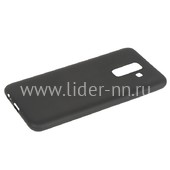 Задняя панель для Samsung Galaxy A6 Plus 2018 SM-A605M Силикон матовый (черная) Задняя панель для Samsung Galaxy A6 Plus 2018 SM-A605M Силикон матовый (черная)