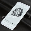 Защитное стекло на экран для Samsung Galaxy J2 2018 SM-J250F/J2 Pro 5-10D (ELTRONIC) белое
