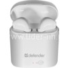 Bluetooth-гарнитура беcпроводная DEFENDER Twins 630/63630 TWS (белая)