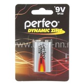 Батарейка солевая Perfeo 6F22/1BL (крона) Батарейка солевая Perfeo 6F22/1BL (крона)
