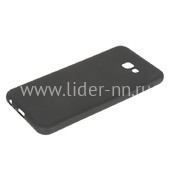 Задняя панель для Samsung Galaxy J4 Plus Силикон матовый (черная) Задняя панель для Samsung Galaxy J4 Plus Силикон матовый (черная)