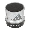 Колонка (S300) Bluetooth/USB/Micro SD/подсветка (серебро)