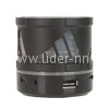 Колонка (S300) Bluetooth/USB/Micro SD/подсветка (черная)