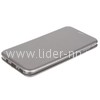 Чехол-книжка для Samsung Galaxy A20/A30  Brauffen (горизонтальный флип) серебро (пакет)