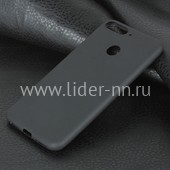 Задняя панель для Huawei Y6 Prime Силикон матовый  (черная)