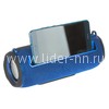 Колонка DV-13 Bluetooth/MicroSD/c функцией Power Bank/Soft touch  (синяя)