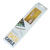USB кабель для iPhone 5/6/6Plus/7/7Plus 8 pin 1.0м МАГНИТНЫЙ/СКЕЛЕТОН (золото) в коробке