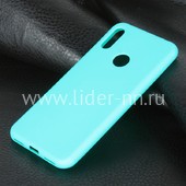 Задняя панель для Huawei Honor  8A/Y6 2019 Силикон матовый (бирюза)