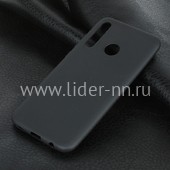 Задняя панель для Huawei Honor 10i Силикон матовый (черная)