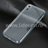 Задняя панель для  iPhone XR  Силикон  прозрачная (пакет) Brauffen