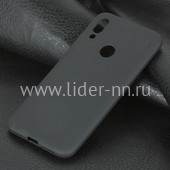 Задняя панель для Xiaomi  Redmi 7 Силикон матовый (черная) Задняя панель для Xiaomi  Redmi 7 Силикон матовый (черная)