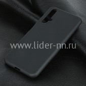 Задняя панель для Huawei Honor 20 Силикон матовый (черная)