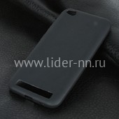 Задняя панель для Xiaomi  Redmi 5A Силикон матовый (черная) Задняя панель для Xiaomi  Redmi 5A Силикон матовый (черная)