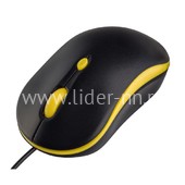 Мышь проводная PERFEO MOUNT USB (черный/желтый) Мышь проводная PERFEO MOUNT USB (черный/желтый)