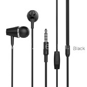 Наушники MP3/MP4 HOCO (M34) с микрофоном (черные) Наушники MP3/MP4 HOCO (M34) с микрофоном (черные)