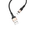 USB кабель для USB Type-C 1.0м HOCO X26 (черный/золото)