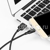 USB кабель micro USB 1.0м HOCO X14 текстильный (черный) 2.0A