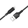 USB кабель Lightning 1.0м HOCO X25 (черный) 2.0A