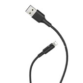 USB кабель Lightning 1.0м HOCO X25 (черный) 2.0A