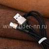 USB кабель Lightning 1.0м HOCO X26 (черный/золото)