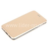 Чехол-книжка для Huawei Honor 8S/Y5 2019 Brauffen (горизонтальный флип) золото (пакет)