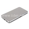 Чехол-книжка для Huawei Honor 20 Brauffen (горизонтальный флип) серебро (пакет)