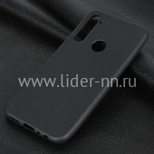 Задняя панель для Xiaomi  Redmi Note 8 Силикон матовый (черная)
