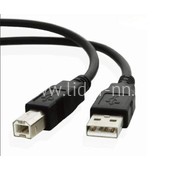 Кабель VS USB 2.0 A-->B 3 м черный Кабель VS USB 2.0 A-->B 3 м черный