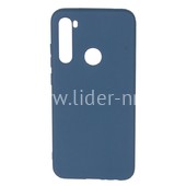 Задняя панель для Xiaomi  Redmi Note 8 Силикон матовый (синяя) Задняя панель для Xiaomi  Redmi Note 8 Силикон матовый (синяя)