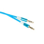 Кабель AUX 3.5 на 3.5 Am-Am  (1м) 2-х контактный круглый; металл.коннектор синий (без упаковки) Кабель AUX 3.5 на 3.5 Am-Am  (1м) 2-х контактный круглый; металл.коннектор синий (без упаковки)