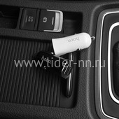 АЗУ Lightning 2 USB выхода (2400mAh) HOCO Z12 (белый) АЗУ Lightning 2 USB выхода (2400mAh) HOCO Z12 (белый)