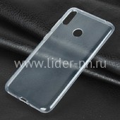 Задняя панель для Huawei Y7 2019 Силикон  прозрачная (пакет)