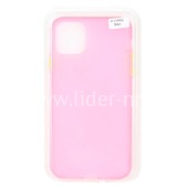 Задняя панель для  iPhone 11 Pro Max 6.5"  Силикон Soft Touch (розовая) в блистере Задняя панель для  iPhone 11 Pro Max 6.5"  Силикон Soft Touch (розовая) в блистере