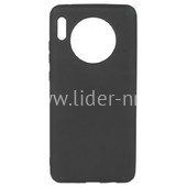 Задняя панель для Huawei Mate 30 Силикон матовый (черная)