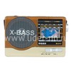 Колонка (M-U117ch) USB/MicroSD/FM (коричневая)
