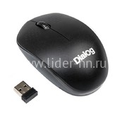 Мышь беспроводная DIALOG Comfort Optical MROC-13U 3 кнопок (черная) Мышь беспроводная DIALOG Comfort Optical MROC-13U 3 кнопок (черная)