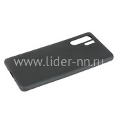 Задняя панель для Huawei P30 Pro Силикон матовый (черная)