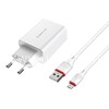 СЗУ Micro USB 1 USB выход 18W Quick Charge 3.0 (6V-3.0A/9V-2.0A/12V-1.5A) BOROFONE BA21A (белый)