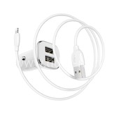 АЗУ Lightning (2400mAh) BOROFONE BZ12 (белый)