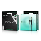Кабель AUX 3.5 на 3.5 Am-Am (1.0м) 2-х контактный BOROFONE BL1 (черный) Кабель AUX 3.5 на 3.5 Am-Am (1.0м) 2-х контактный BOROFONE BL1 (черный)