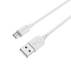 USB кабель micro USB 1.0м BOROFONE BX14 (белый) 2.4A