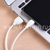 USB кабель Lightning 1.0м BOROFONE BX19 (белый) 2.4A